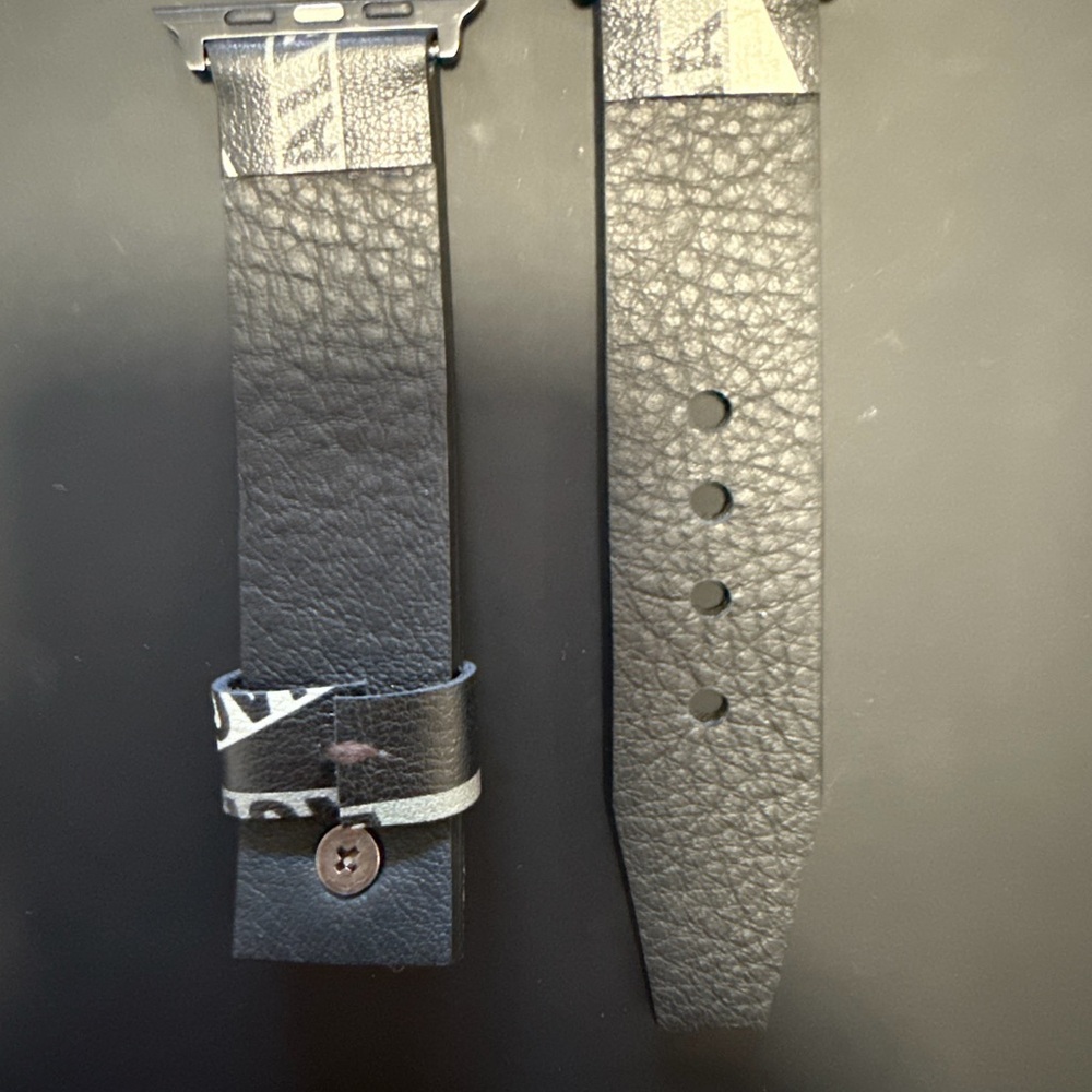 Monochrome Logo Watch Strap - Picture 2 of 3